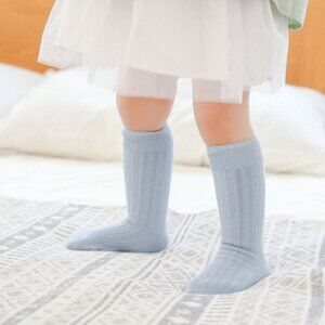 6 Pairs Lots Toddler cable socks Knee high socks Knee High Tube Socks Baby socks